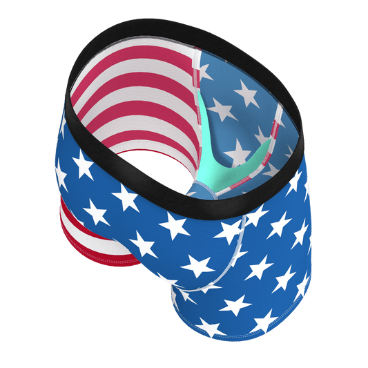 The Mascot | American Flag Boy's Boxer Briefs - Shinesty