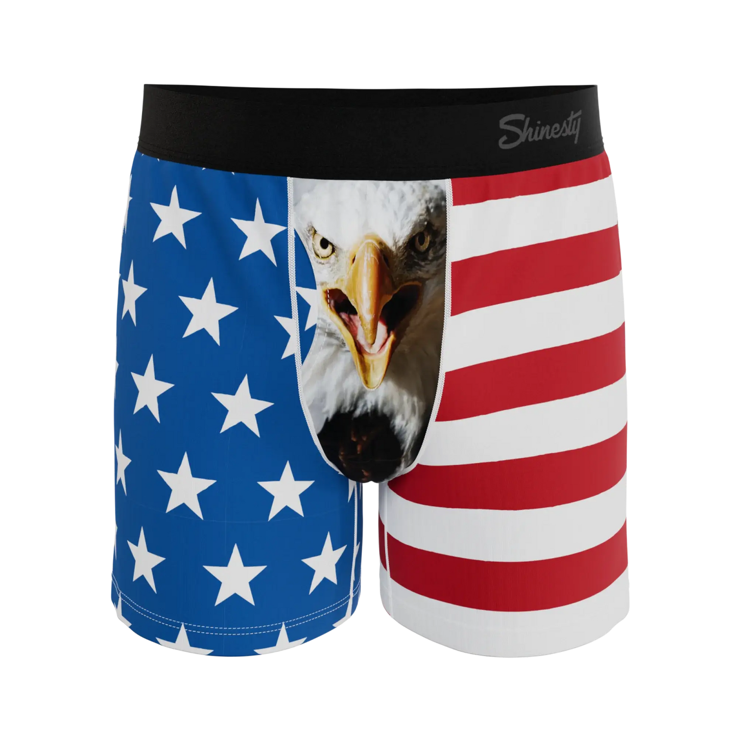 The Mascot | American Flag Boxers - Shinesty - Flyclothing LLC