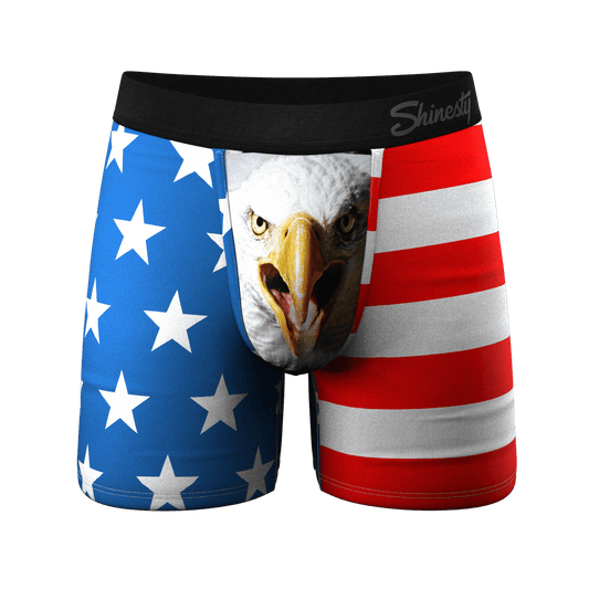 The Mascot | American Flag Ball Hammock® Pouch Underwear - Shinesty