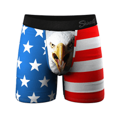 The Mascot | American Flag Ball Hammock® Pouch Underwear - Shinesty