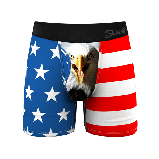 The Mascot | American Flag Ball Hammock® Magnum Big Pouch Underwear - Shinesty - Flyclothing LLC