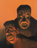 Black Market Art Company Mask of Wolfman Print