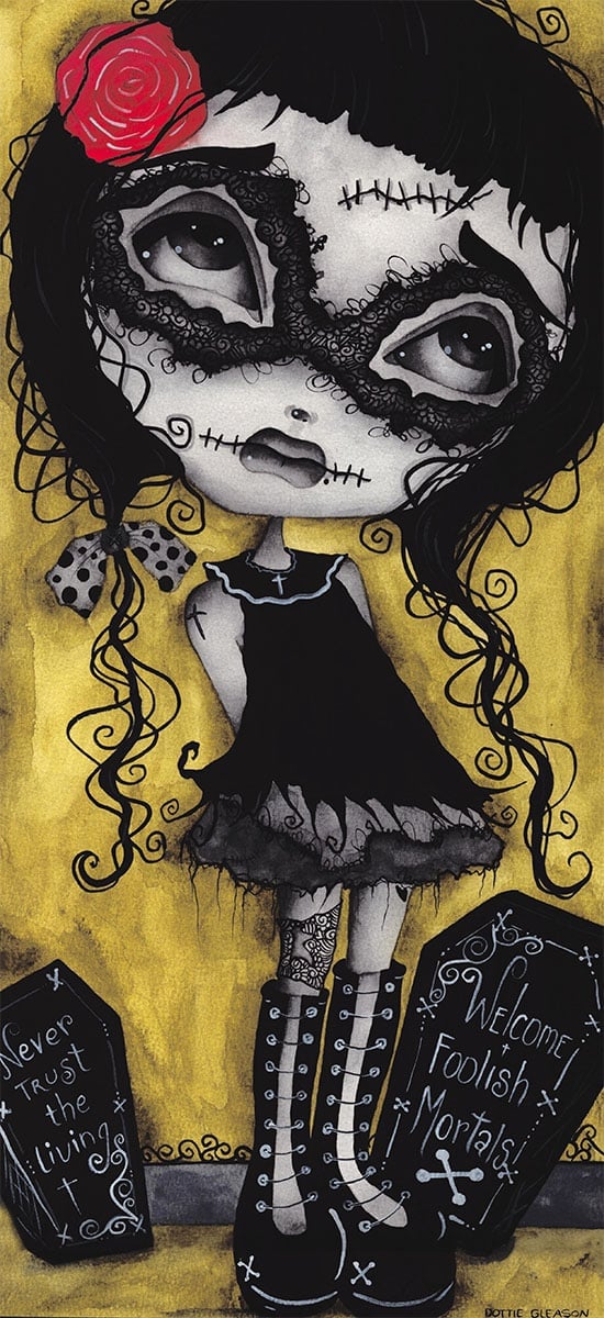 Black Market Art Company Dotties Matilda Print
