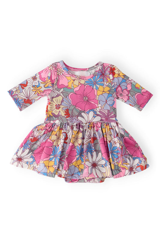 Mauve What's Up Buttercup Twirl Bodysuit - Mila & Rose ® - Flyclothing LLC