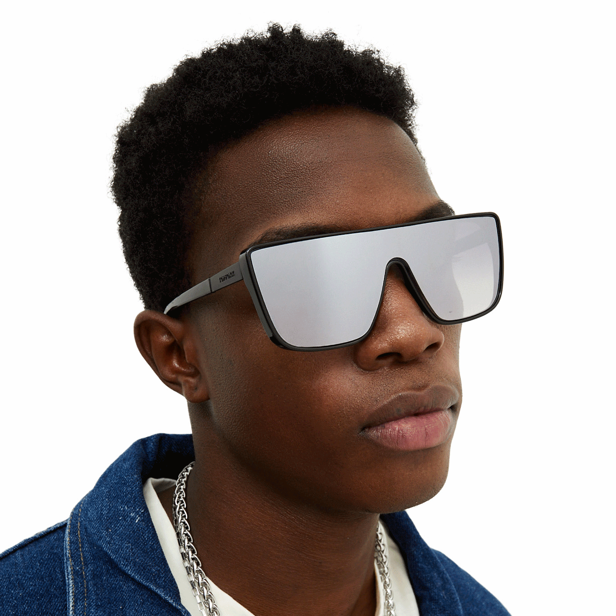Sustainable Rayz - Chrome Limited Edition Squared Sunglasses - TopFoxx - Flyclothing LLC
