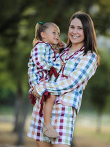 Mommy and Me Fall Plaid Pajama Set - Rylee Faith Designs - Flyclothing LLC