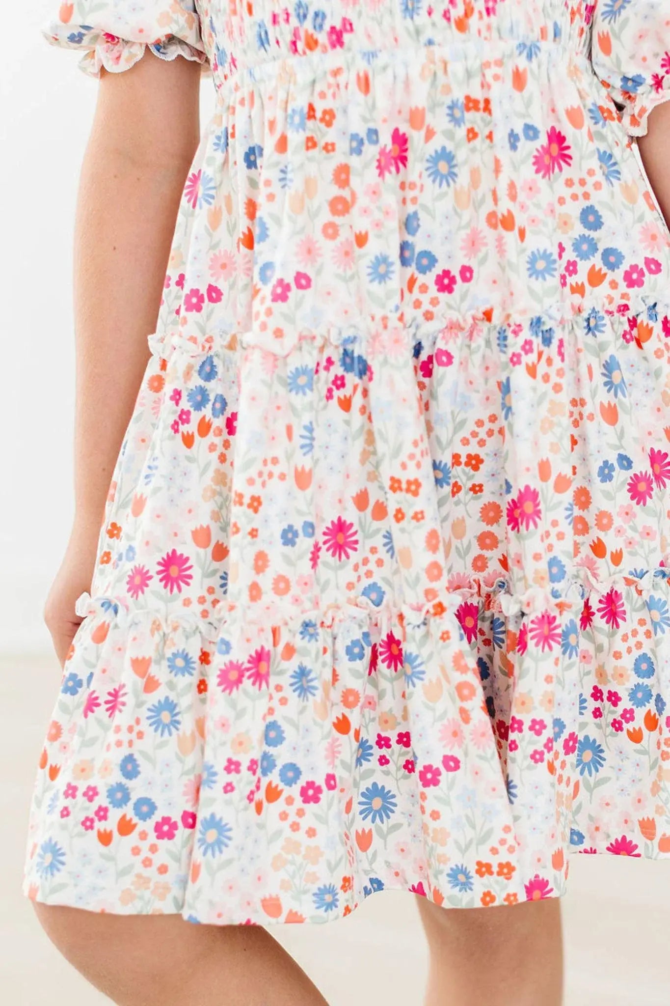 Meadow Magic Smocked Ruffle Dress - Mila & Rose ® - Flyclothing LLC