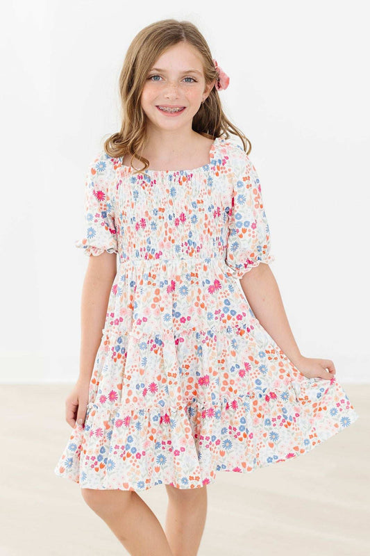 Meadow Magic Smocked Ruffle Dress - Mila & Rose ® - Flyclothing LLC