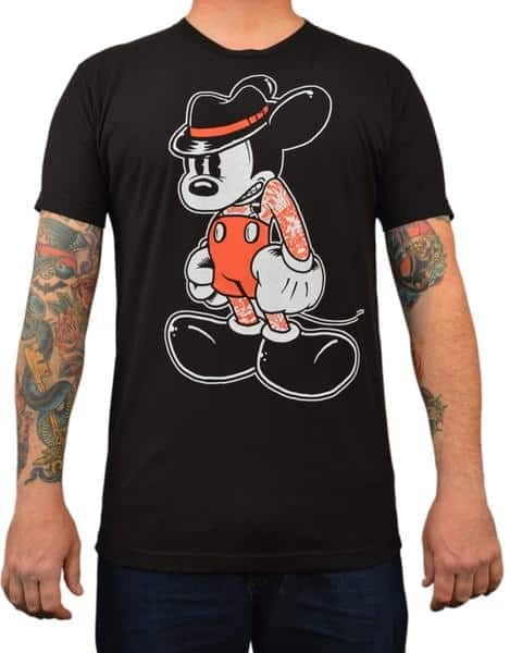 Black Market Art Company Mean Mouse Men's T-Shirt