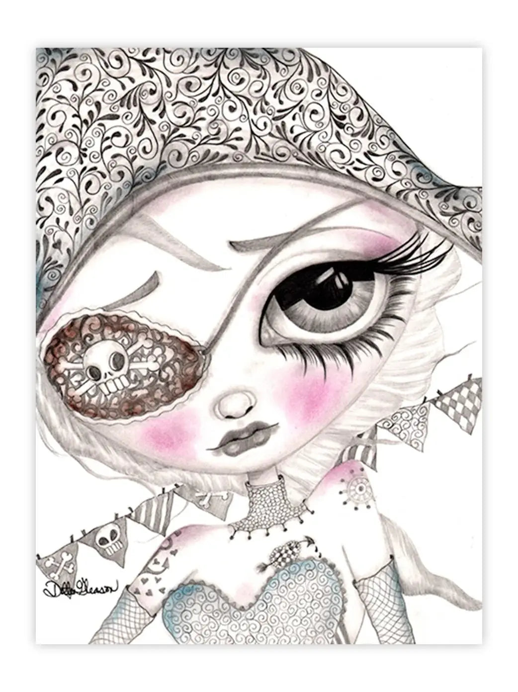 Black Market Art Company Meesha Print - Black Market Art Company - Flyclothing LLC
