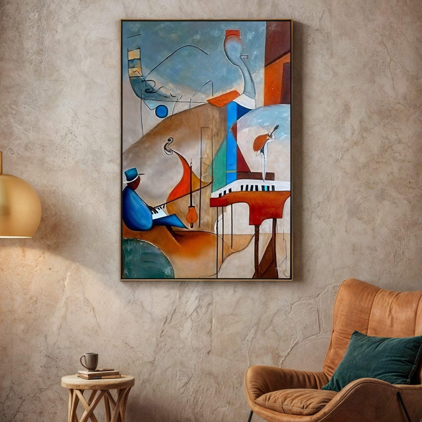 Canvas Print: "Melodic Abstraction" - Tailored Canvases - Flyclothing LLC