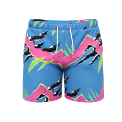 The Melted Popsicle | Retro Neon Ball Hammock® Pouch 5" Swim Trunks - Shinesty