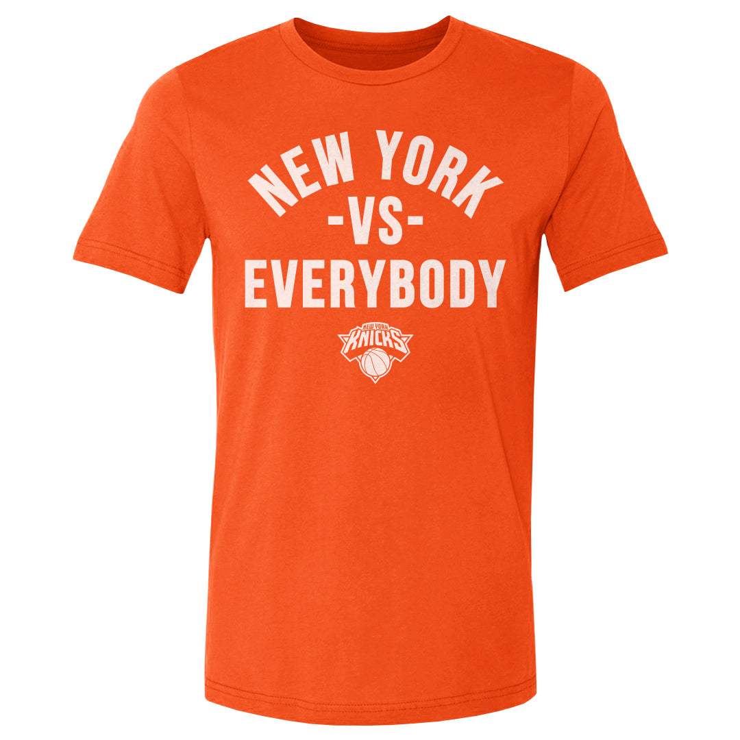 New York Knicks Vs. Everybody WHT - 500 LEVEL - Flyclothing LLC