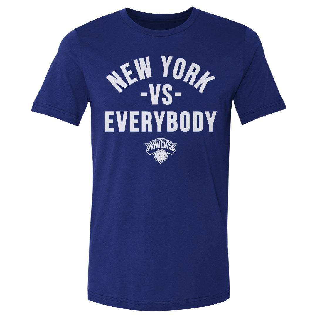 New York Knicks Vs. Everybody WHT - 500 LEVEL - Flyclothing LLC