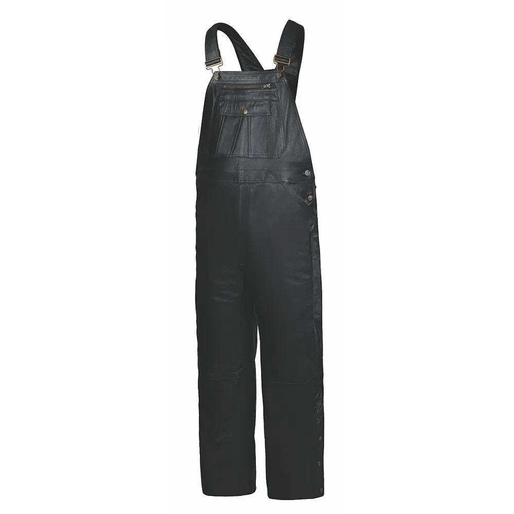 0815.00 - Men’s Premium Leather Overalls – Rugged Style - Unik Just for Bikers - Flyclothing LLC