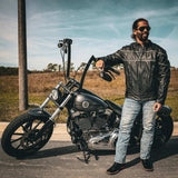 Viper - Mens Premium Leather Jacket - Unik Just for Bikers - Flyclothing LLC