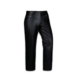 0750.00 - Mens Premium Leather Pants - Unik Just for Bikers - Flyclothing LLC