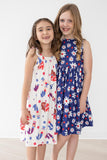 SALE Mer-Made in the USA Ruffle Cross Back Dress - Mila & Rose ®