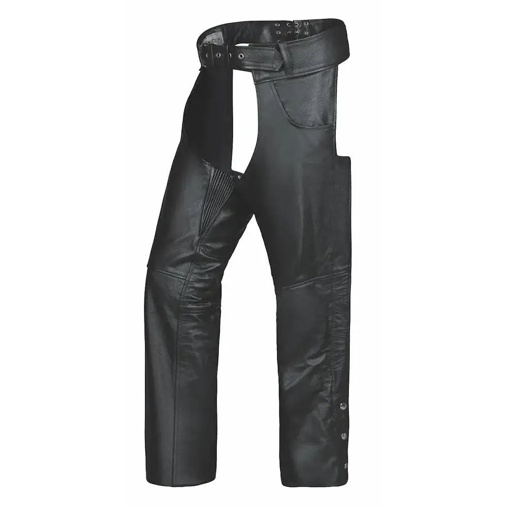 Mercenary - Unisex Premium Jean Pockets Chaps with Spandex - Unik Just for Bikers - Flyclothing LLC