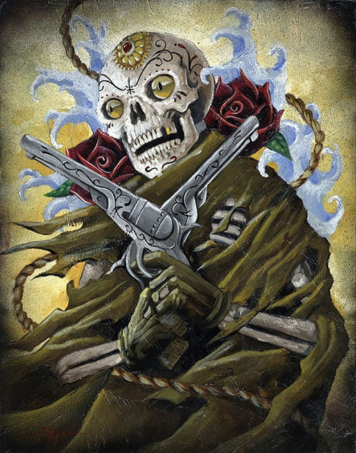 Black Market Art Company Merchant of Death Print