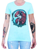 Black Market Art Company Mermaid Women's Loose Neck T-Shirt