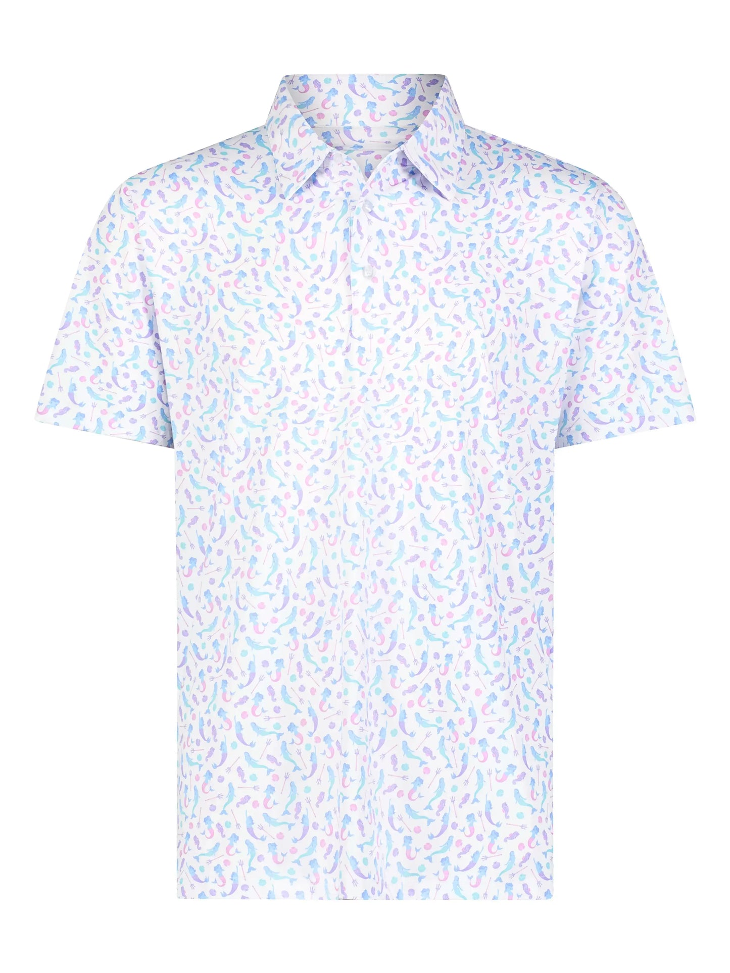 Mermaid Polo - White Water Life - Flyclothing LLC