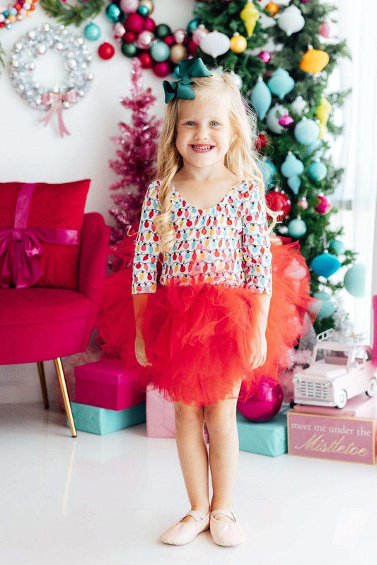 Merry & Bright 3/4 Tutu Leotard - Mila & Rose ® - Flyclothing LLC