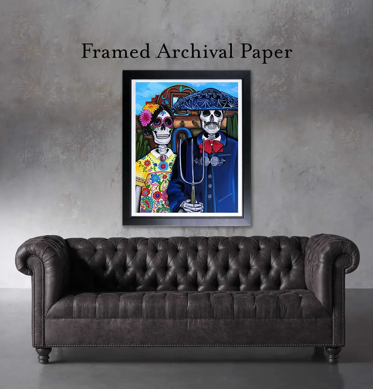 Black Market Art Company Mex Am Gothic Print - Black Market Art Company - Flyclothing LLC