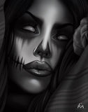 Black Market Art Company Mi Vida Muerta Print