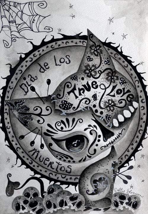 Black Market Art Company Mia De Los Muertos Print - Black Market Art Company - Flyclothing LLC