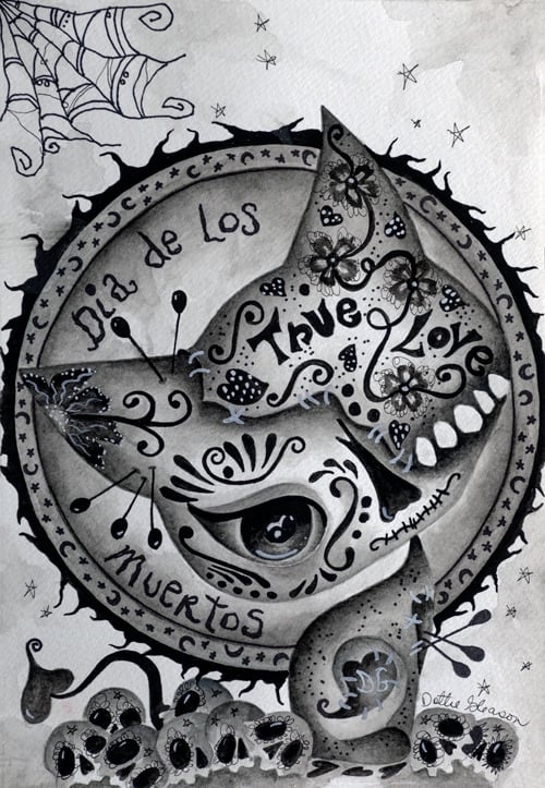 Black Market Art Company Mia De Los Muertos Print