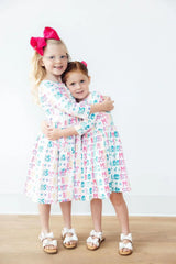 Big Sister 3/4 Sleeve Pocket Twirl Dress - Mila & Rose ® - Flyclothing LLC