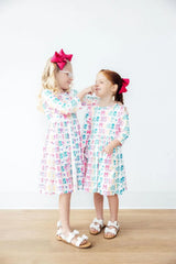 Big Sister 3/4 Sleeve Pocket Twirl Dress - Mila & Rose ® - Flyclothing LLC
