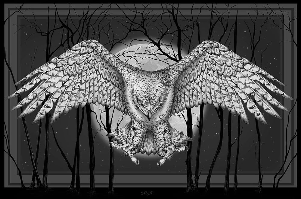 Black Market Art Company Midnight Flight Print