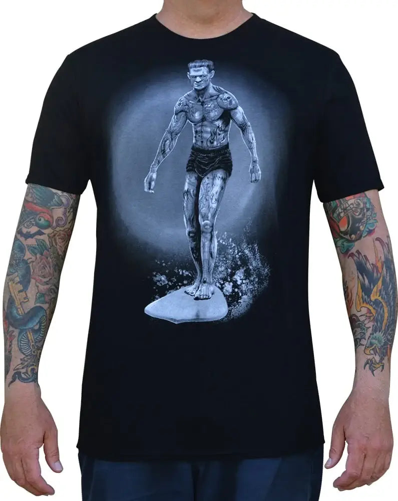 Black Market Art Company Midnight Rider Men's T-Shirt - Black Market Art Company - Flyclothing LLC