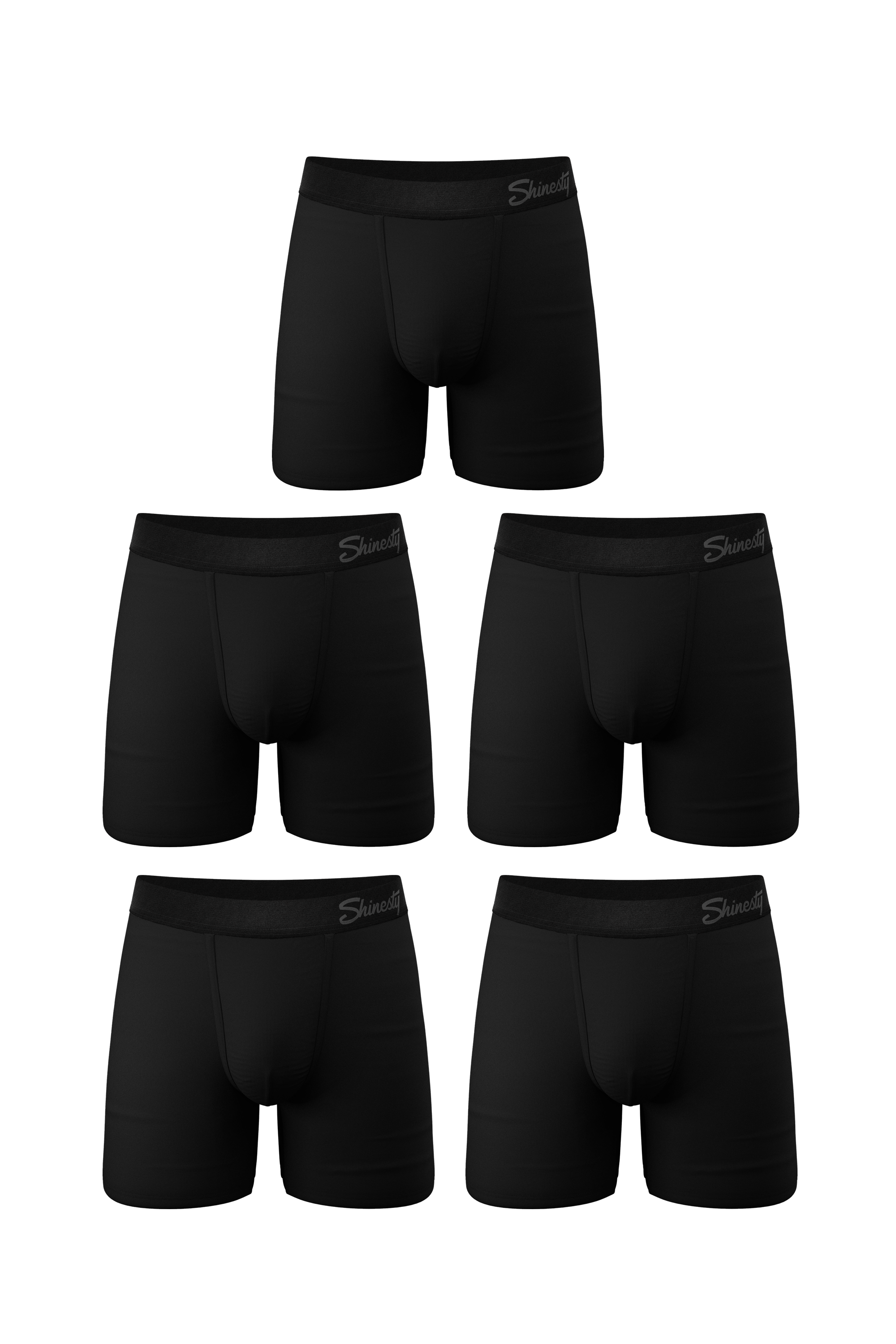 The Midnight Rider | Black Ball Hammock® Boxer Brief 5 Pack - Shinesty