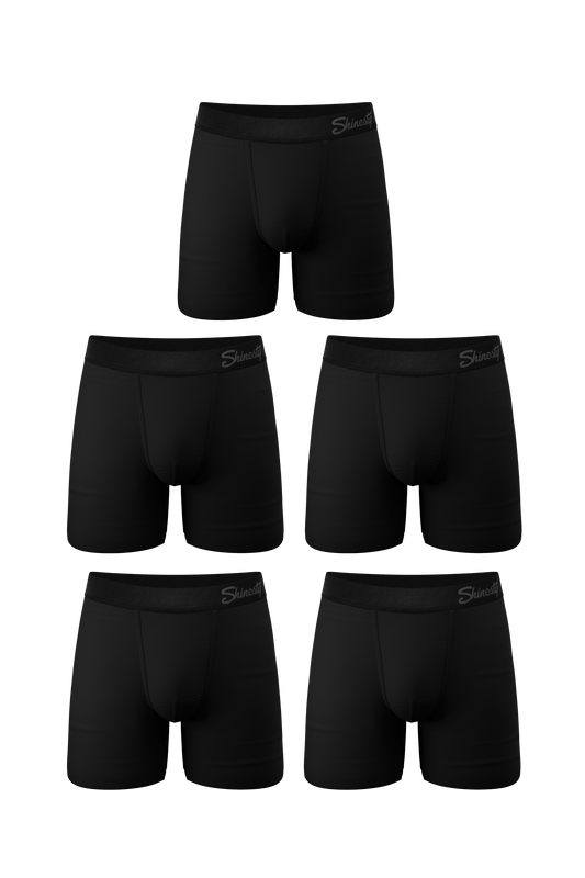 The Midnight Rider | Black Ball Hammock® Boxer Brief 5 Pack - Shinesty