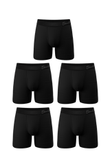 The Midnight Rider | Black Ball Hammock® Boxer Brief 5 Pack - Shinesty
