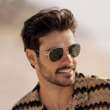 Gold / Aviator Green Mile Highs - Knockaround - Flyclothing LLC