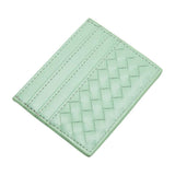 Faux Leather Basket Weave Card Holder Wallet - Madeline Love - Flyclothing LLC