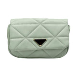 Faux Leather Rectangle Clutch Crossbody Bag - Madeline Love - Flyclothing LLC