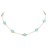 Quatrefoil Station Necklace - Madeline Love - Flyclothing LLC