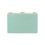 Shimmery Rectangle Evening Clutch Crossbody Bag - Madeline Love - Flyclothing LLC