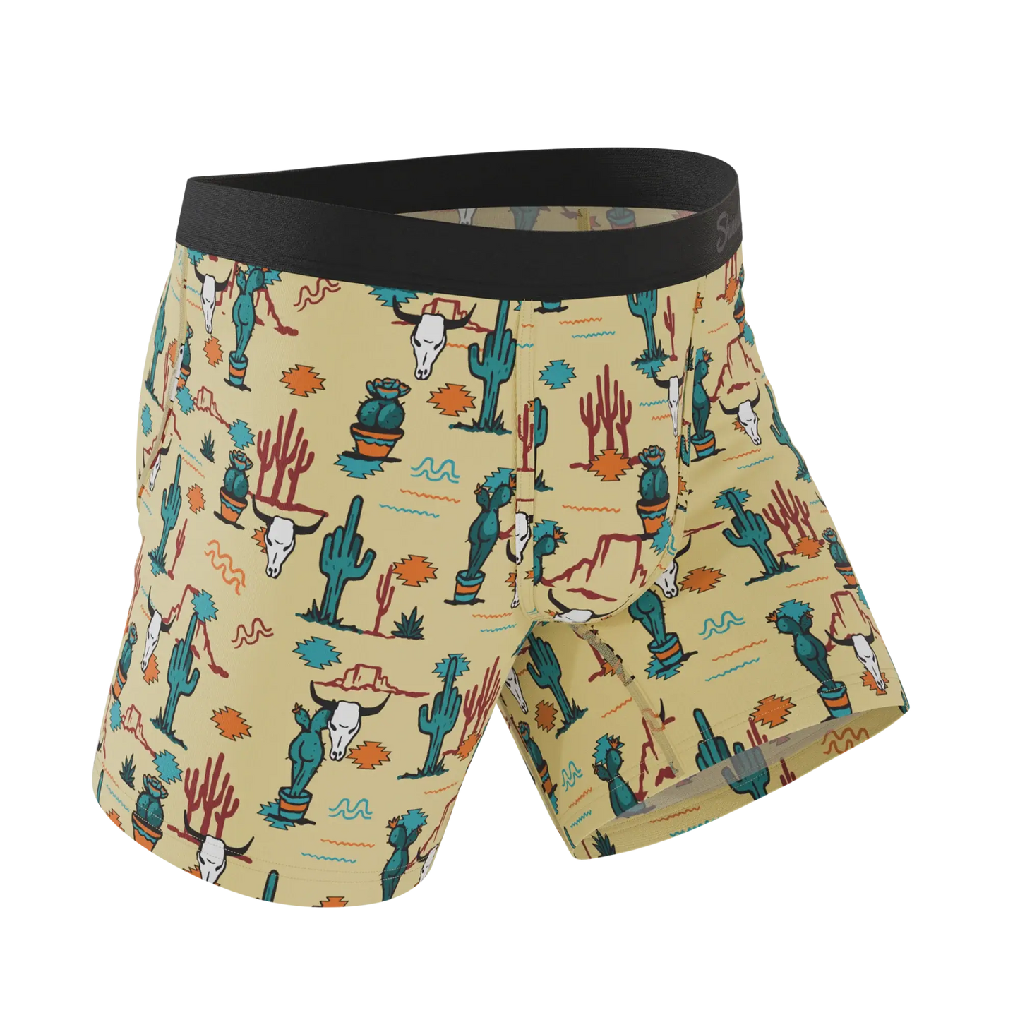 The Mirage | Western Cactus Ball Hammock® Pouch Underwear - Shinesty - Flyclothing LLC