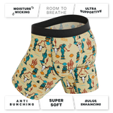 The Mirage | Western Cactus Long Leg Ball Hammock® Pouch Underwear With Fly - Shinesty - Flyclothing LLC