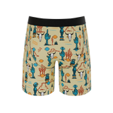 The Mirage | Western Cactus Long Leg Ball Hammock® Pouch Underwear With Fly - Shinesty - Flyclothing LLC
