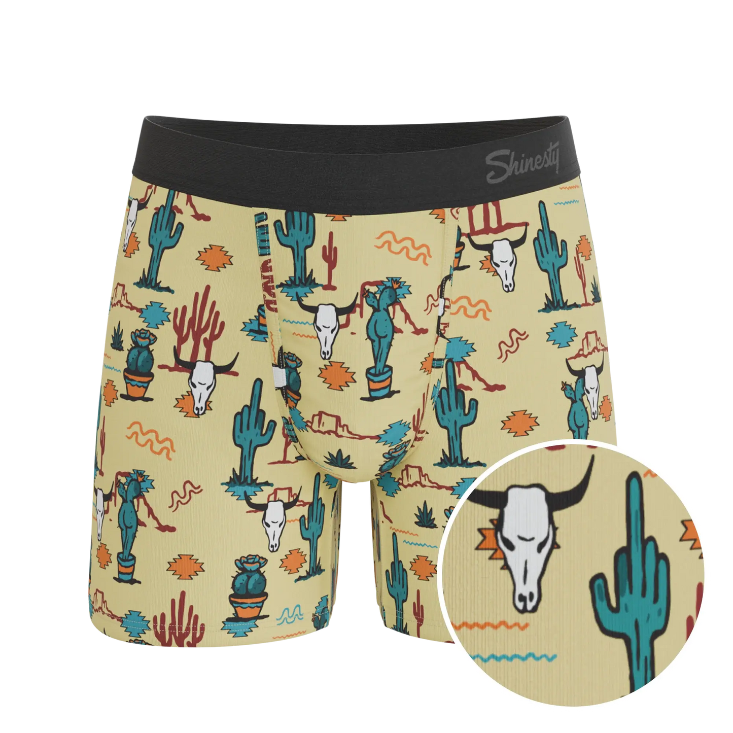 The Mirage | Western Cactus Ball Hammock® Pouch Underwear - Shinesty - Flyclothing LLC