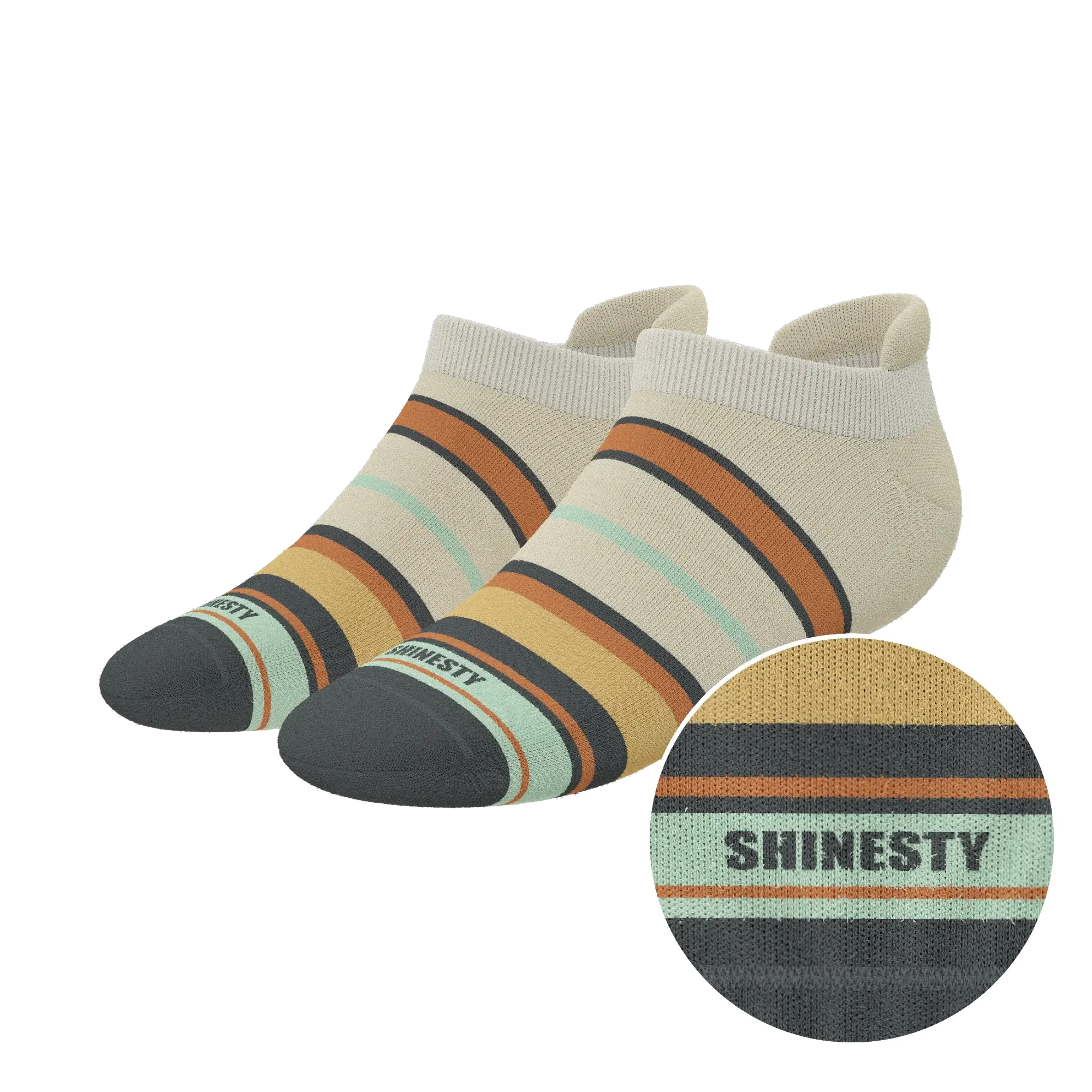 The Mirage | Cactus Heel Hammock™ Ankle Socks - Shinesty - Flyclothing LLC