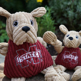 NCAA Mississippi State University, Bully the Bulldog Knottie® Plush Dog Toy - HuggleHounds - Flyclothing LLC
