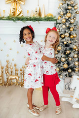 Mistletoe Magic L/S Ruffle Tee - Mila & Rose ® - Flyclothing LLC